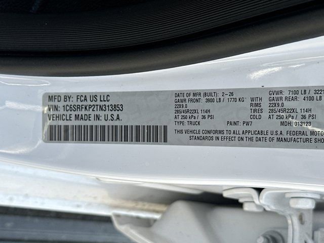 New 2026 RAM 1500 Tungsten AWD/4WD image 30