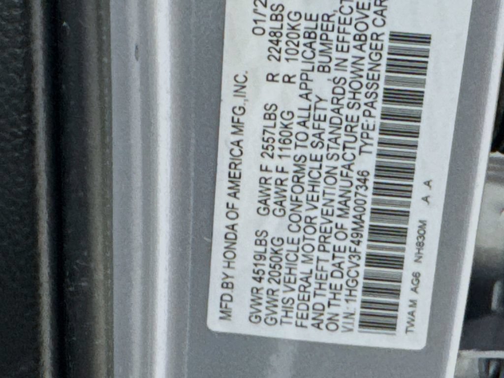 Certified 2021 Honda Accord EX image 43