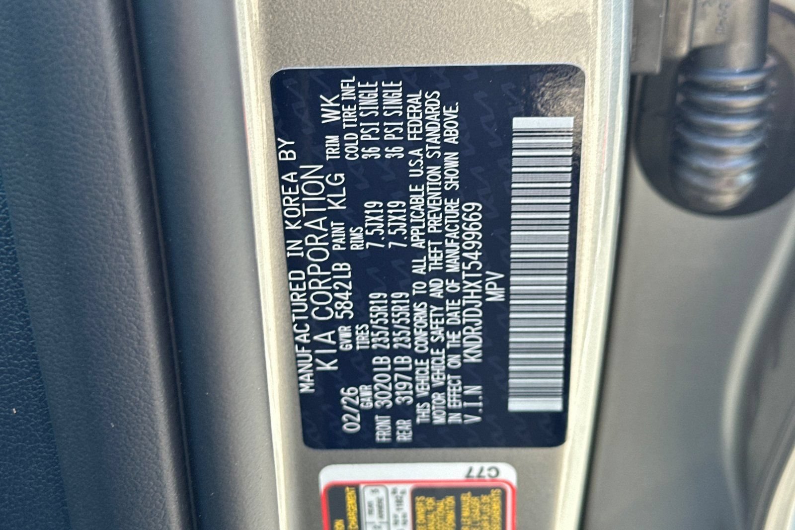 New 2026 Kia Sorento EX AWD/4WD image 29
