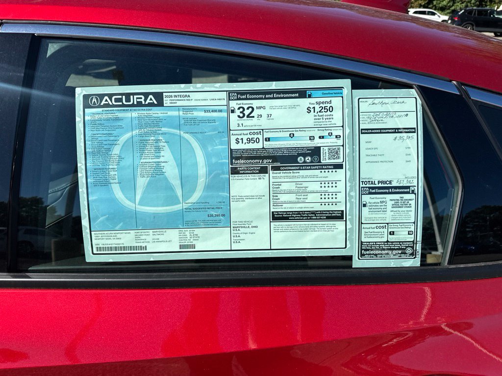 New 2026 Acura Integra FWD image 27