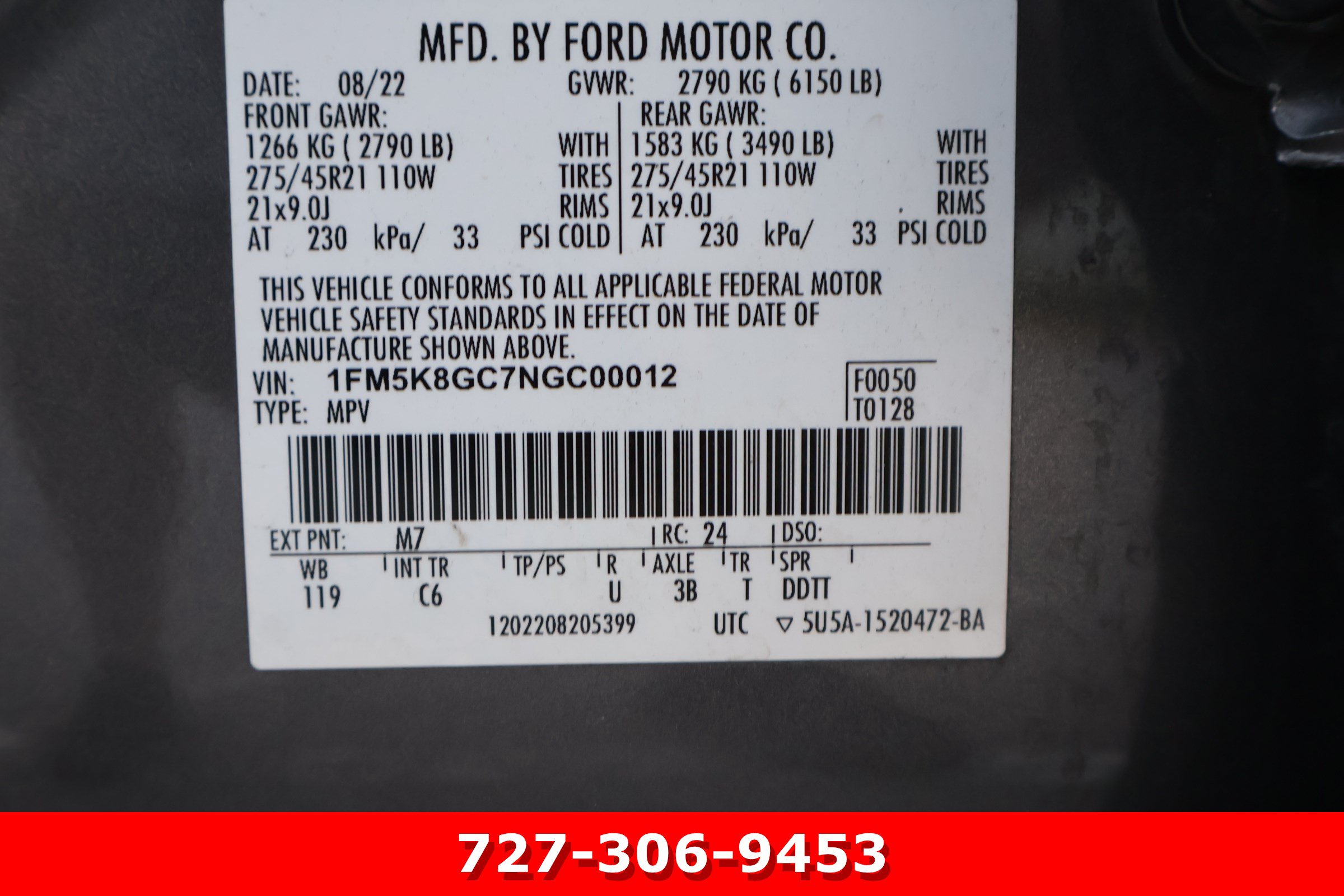 Used 2022 Ford Explorer ST w/ Equipment Group 401A AWD/4WD image 31