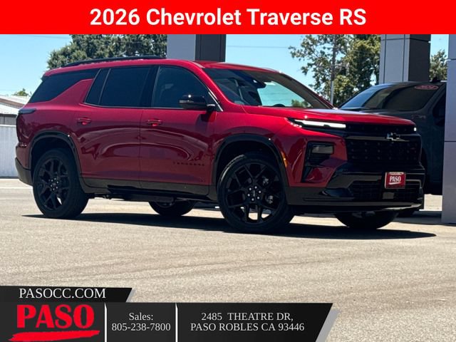 New 2026 Chevrolet Traverse RS FWD image 1