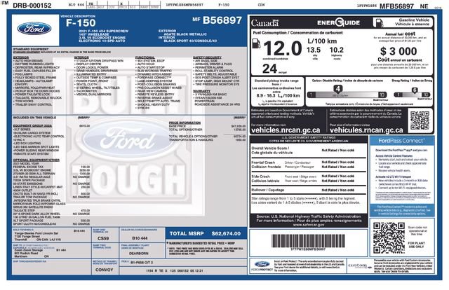 Used 2021 Ford F150 XLT w/ Equipment Group 302A High AWD/4WD image 2