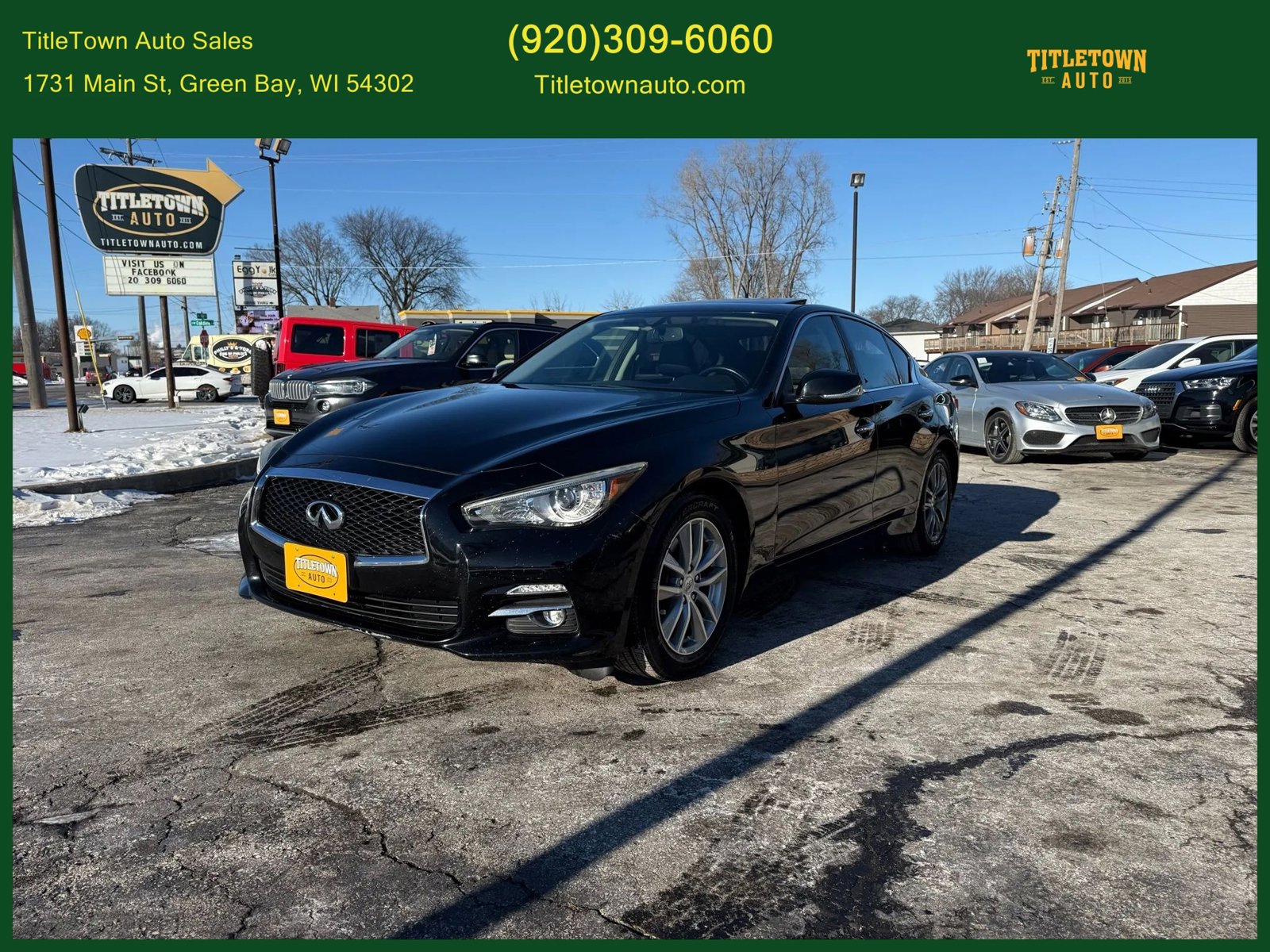 Used 2016 INFINITI Q50 3.0t Premium w/ 3.0T Premium Plus Package AWD/4WD image 1