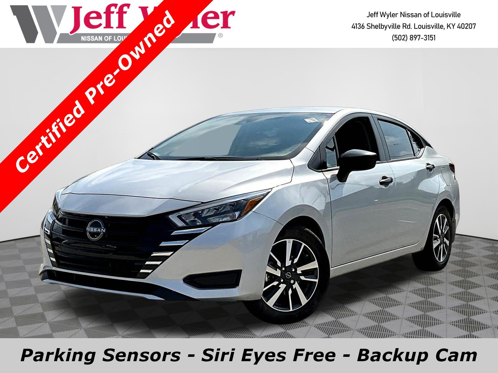 Certified 2025 Nissan Versa S w/ S Plus Package FWD image 1