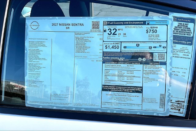 New 2027 Nissan Sentra SR w/ SR All Weather Package FWD image 14