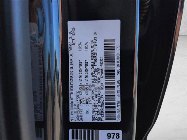 New 2026 Toyota Tacoma SR5 image 17