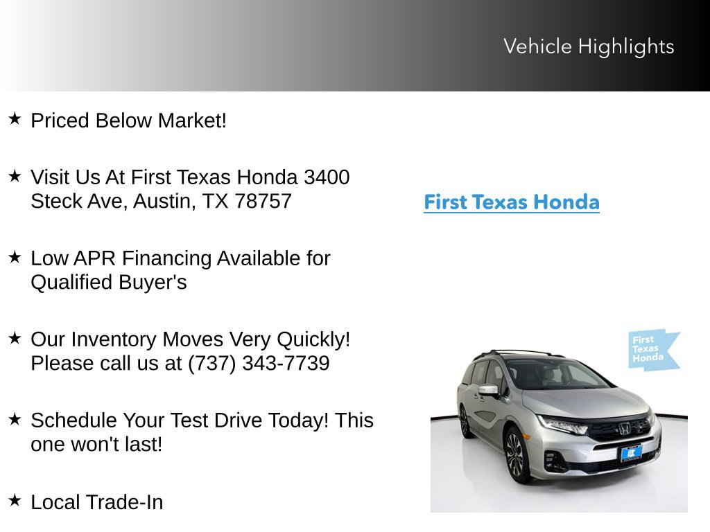 Used 2026 Honda Odyssey Elite image 9