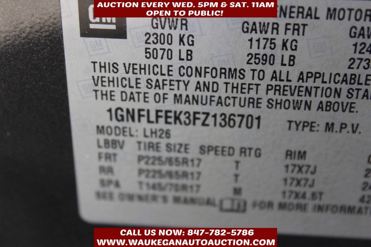 Used 2015 Chevrolet Equinox LT w/ Driver Convenience Package AWD/4WD image 11