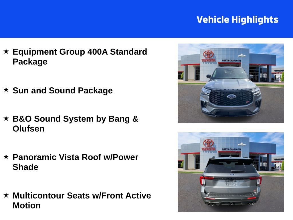 Used 2025 Ford Explorer ST w/ Sun And Sound Package image 4
