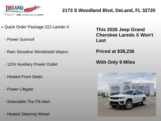 New 2026 Jeep Grand Cherokee Laredo X RWD image 6