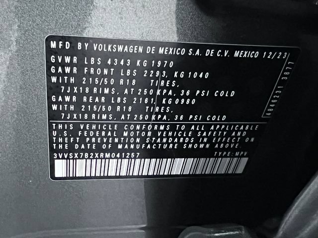 Certified 2024 Volkswagen Taos SE FWD image 28