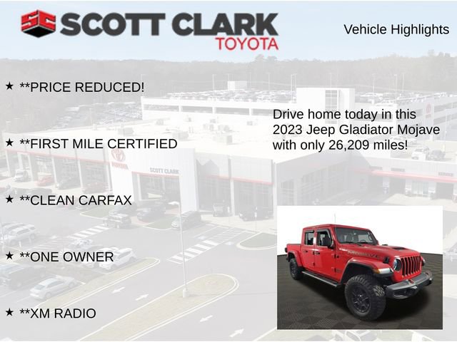 Used 2023 Jeep Gladiator Mojave w/ LED Lighting Group AWD/4WD image 8