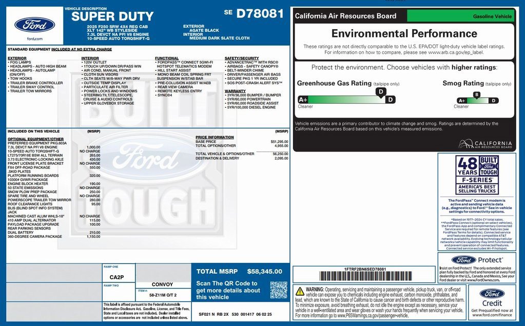 New 2025 Ford F250 XLT w/ 360-Degree Camera Package image 2