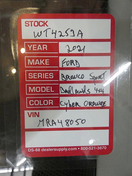 Used 2021 Ford Bronco Sport Badlands w/ Badlands Package image 35