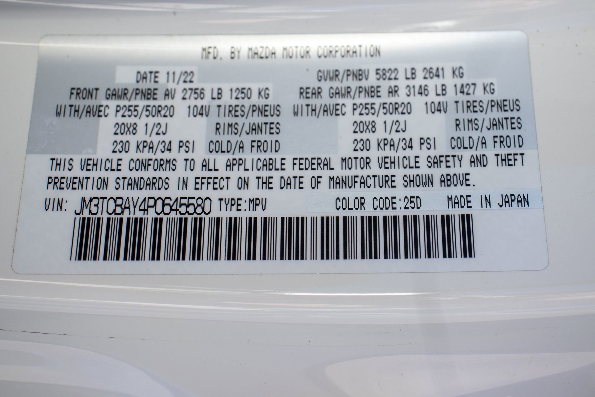 Used 2023 MAZDA CX-9 Touring Plus image 35