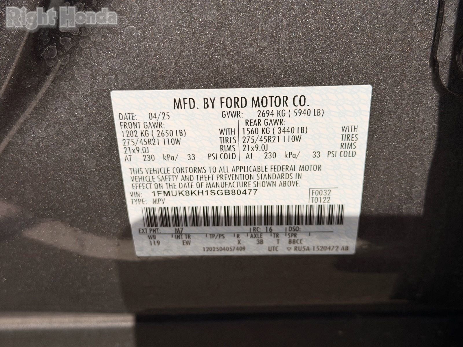 Used 2025 Ford Explorer ST-Line w/ Premium Package image 12