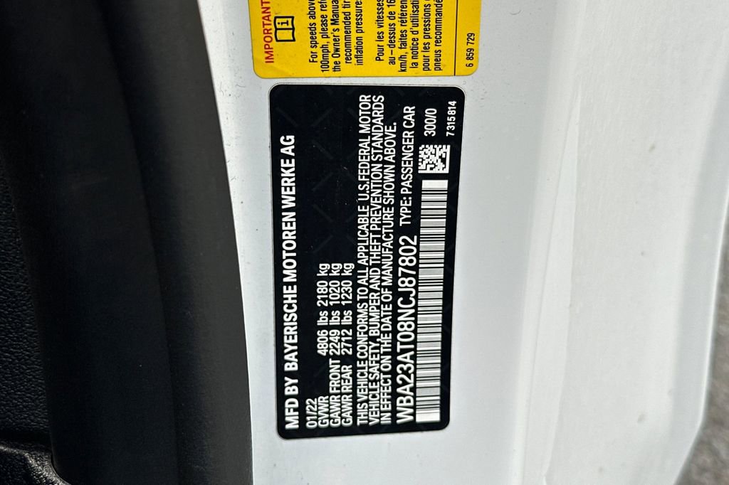 Used 2022 BMW 430i Convertible w/ Premium Package 2 image 33