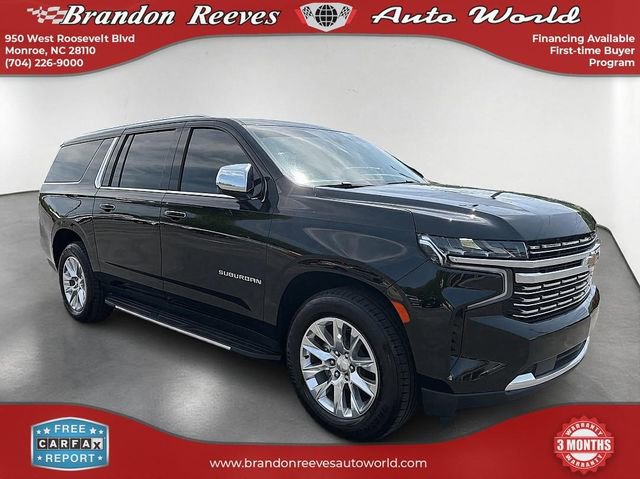 Used 2021 Chevrolet Suburban Premier w/ Premium Package RWD image 3