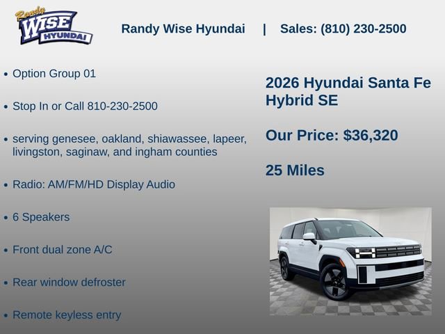 New 2026 Hyundai Santa Fe SE FWD image 5