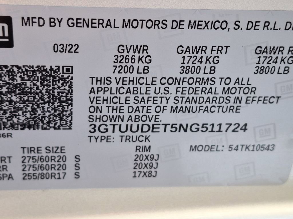 Used 2022 GMC Sierra 1500 SLT w/ SLT Premium Plus Package image 36