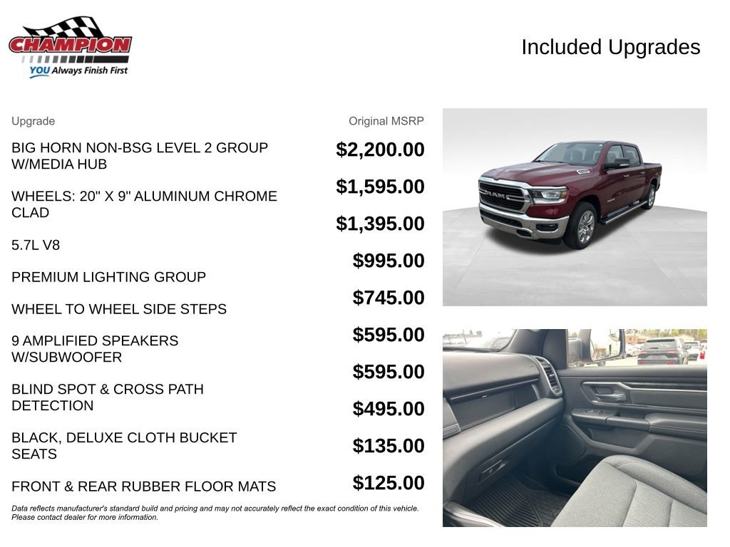 Used 2019 RAM 1500 Big Horn AWD/4WD image 7
