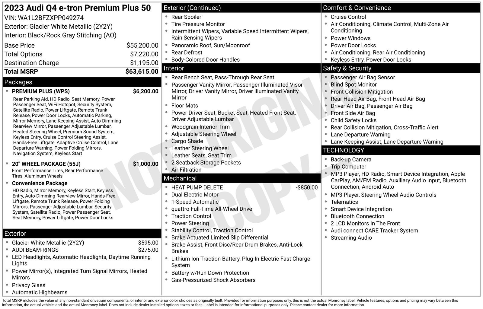 Certified 2023 Audi Q4 e-tron Premium Plus w/ Premium Plus AWD/4WD image 32