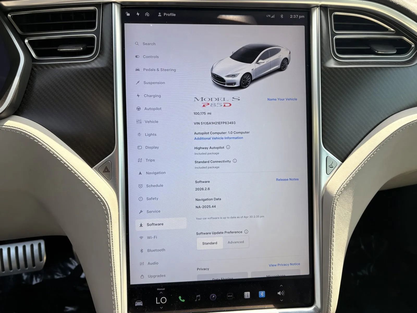 Used 2014 Tesla Model S P85D AWD/4WD image 14
