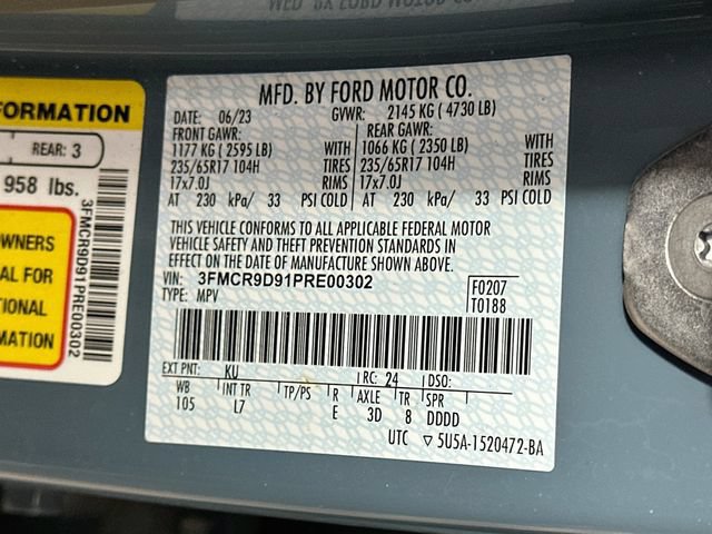Used 2023 Ford Bronco Sport Badlands AWD/4WD image 27