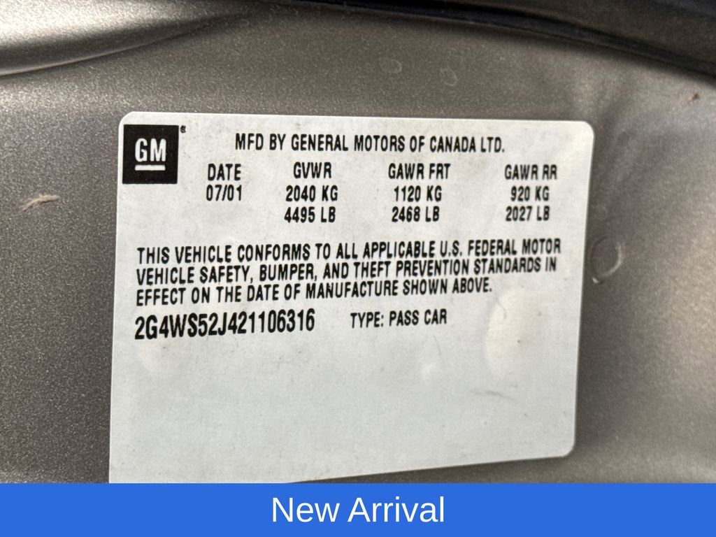 Used 2002 Buick Century Custom w/ Custom Premium Pkg FWD image 21