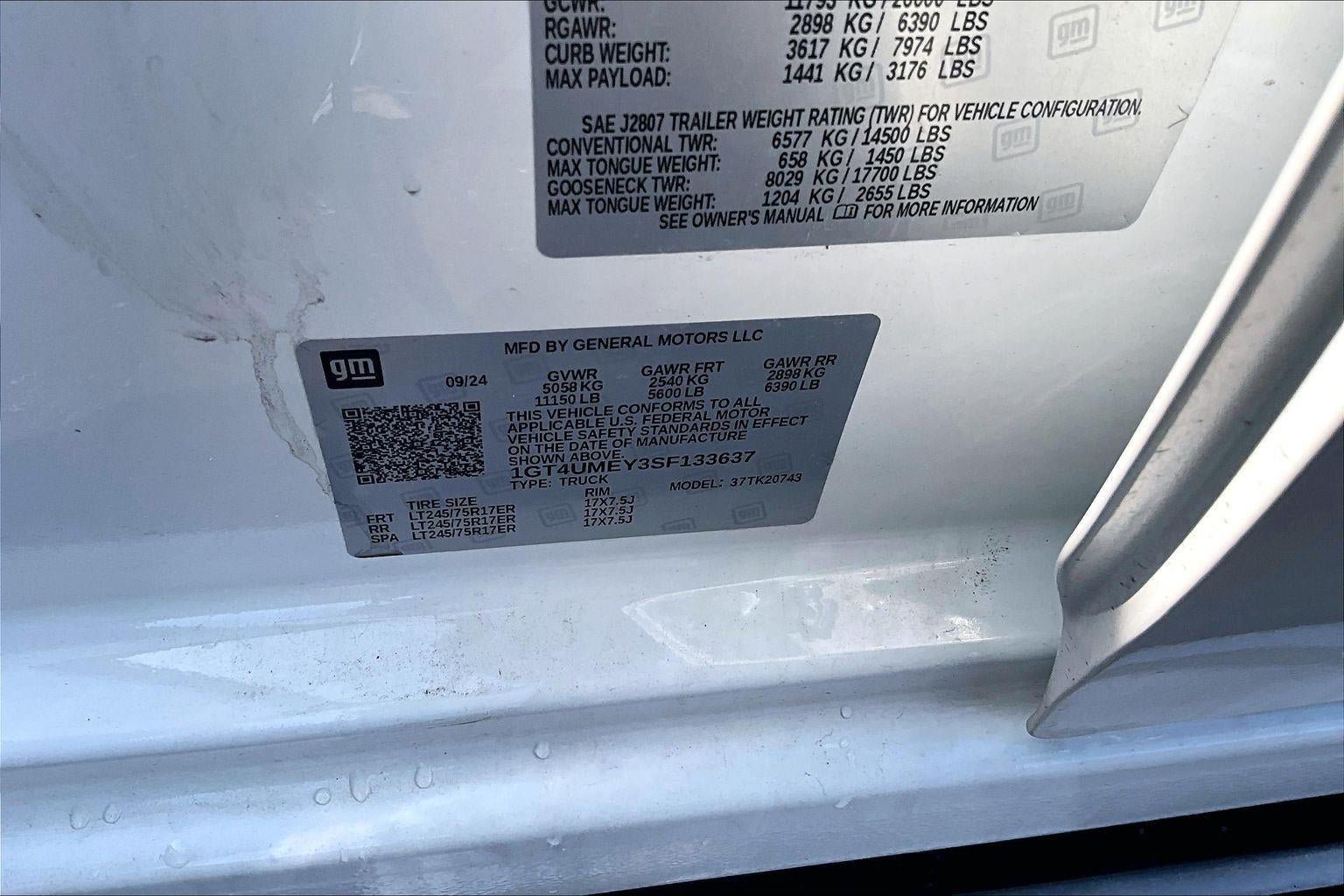 Used 2025 GMC Sierra 2500 SLE AWD/4WD image 4