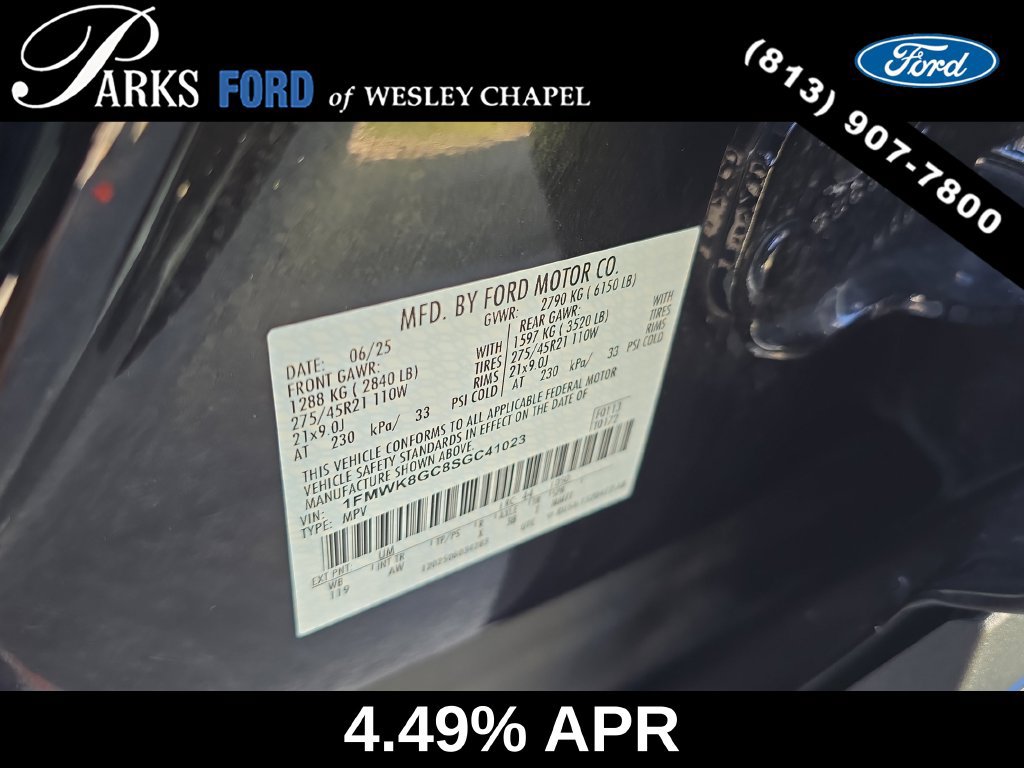Used 2025 Ford Explorer ST w/ Sun And Sound Package AWD/4WD image 34
