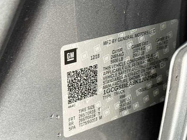 Used 2019 Chevrolet Colorado W/T w/ WT Convenience Package image 30