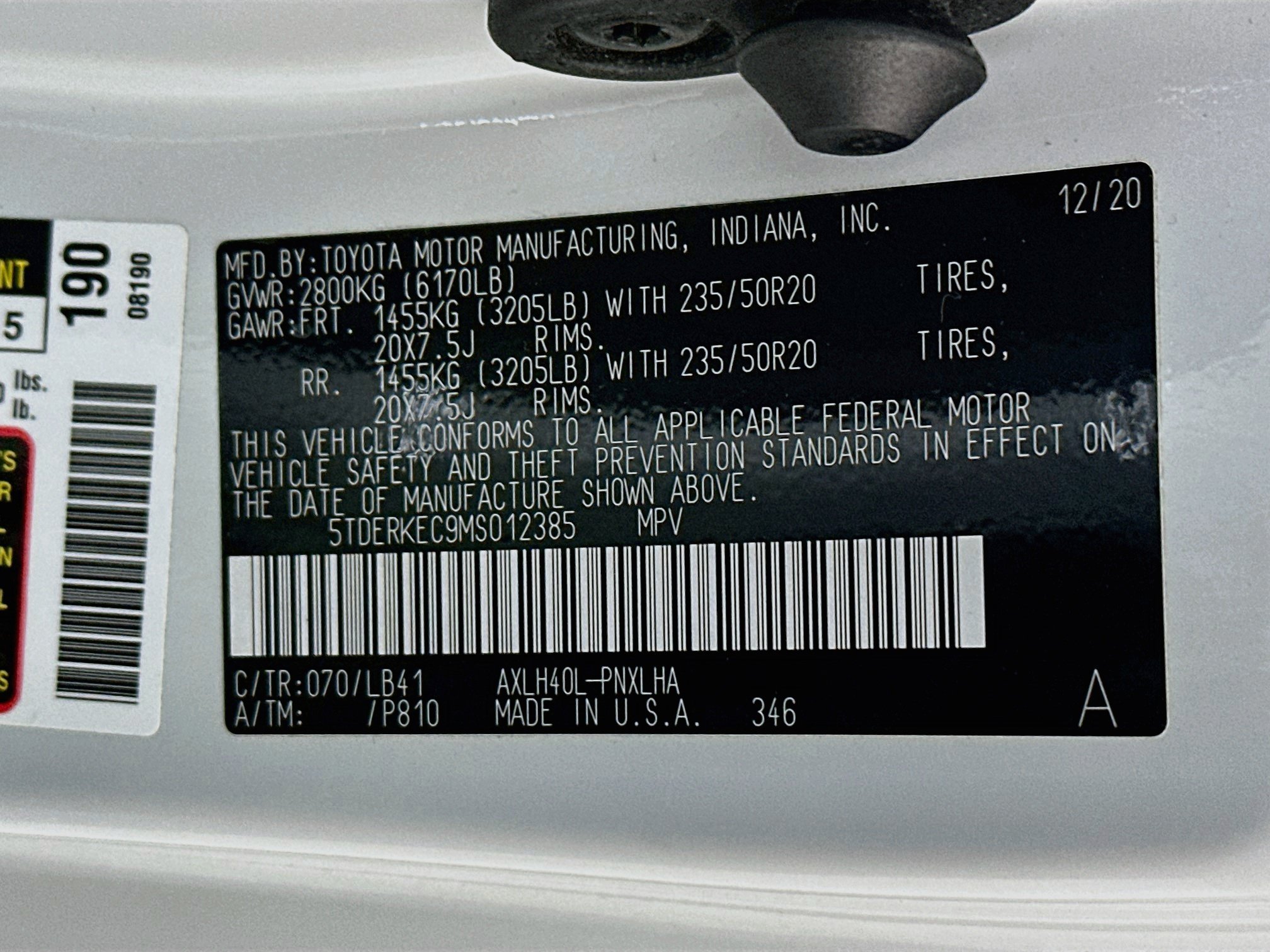 Used 2021 Toyota Sienna Platinum FWD image 34