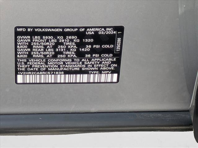Used 2024 Volkswagen Atlas SE image 25