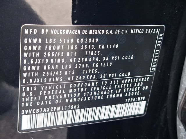 Certified 2023 Volkswagen Tiguan SE R-Line FWD image 25