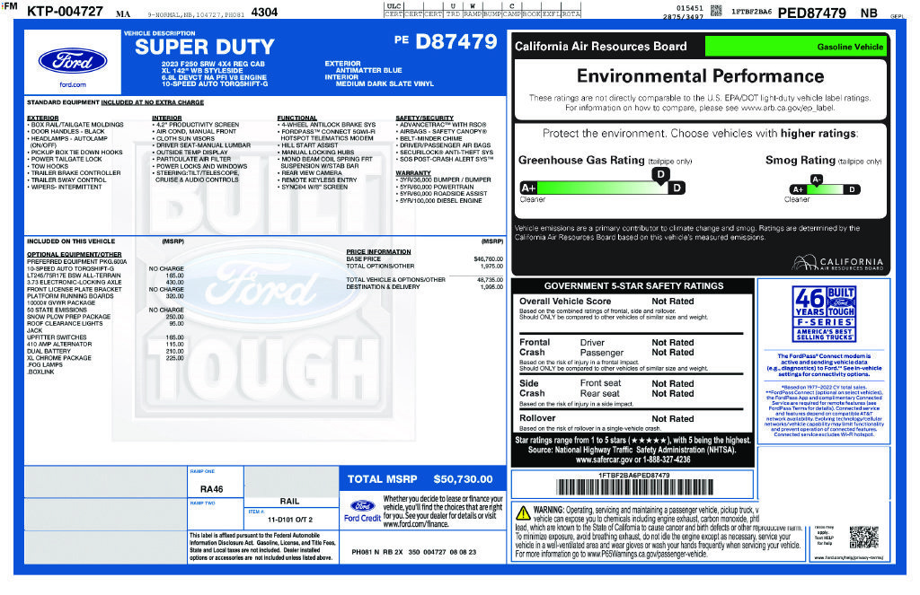 Used 2023 Ford F250 XL w/ Snow Plow Prep Package AWD/4WD image 23