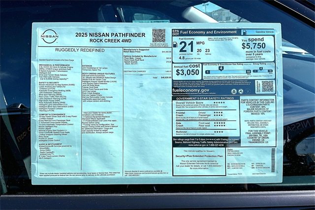New 2025 Nissan Pathfinder Rock Creek image 13