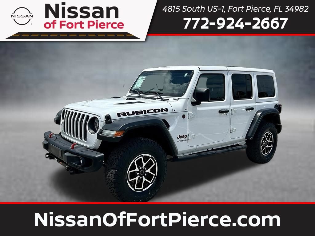 Used 2021 Jeep Wrangler Unlimited Rubicon w/ Steel Bumper Group AWD/4WD image 1