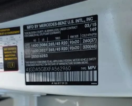 Used 2015 Mercedes-Benz ML 400 4MATIC image 55