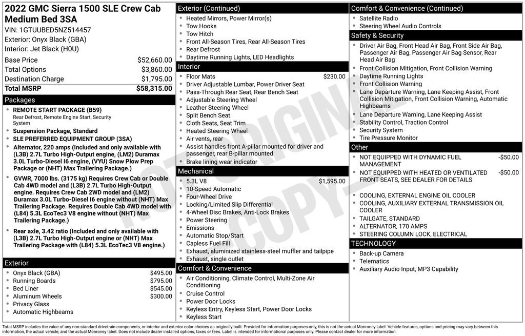 Used 2022 GMC Sierra 1500 SLE image 5