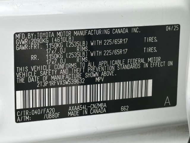 Certified 2025 Toyota RAV4 XLE AWD/4WD image 33