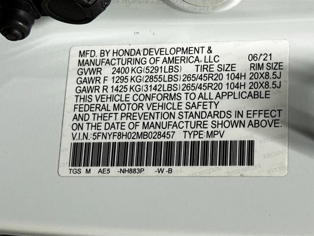 Used 2021 Honda Passport Elite image 30