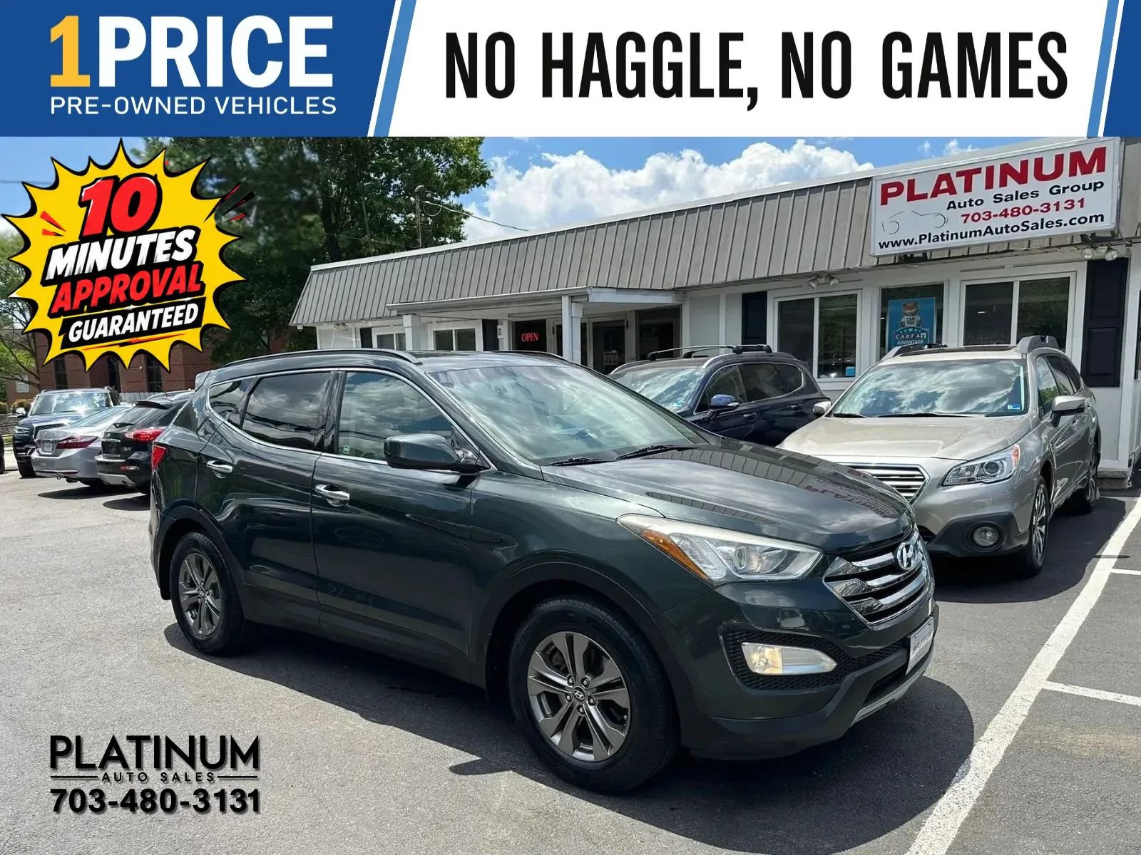 Used 2013 Hyundai Santa Fe Sport w/ Popular Equipment Pkg AWD/4WD image 1