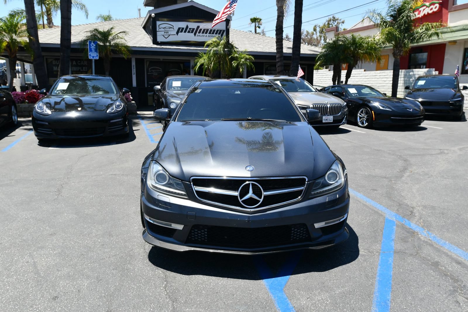 Used 2012 Mercedes-Benz C 63 AMG Coupe w/ Comand 6-disc Pkg image 2
