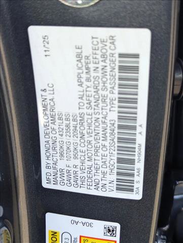 New 2025 Honda Accord LX image 16