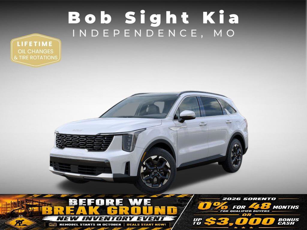 New 2026 Kia Sorento S w/ S Panoramic Sunroof Package