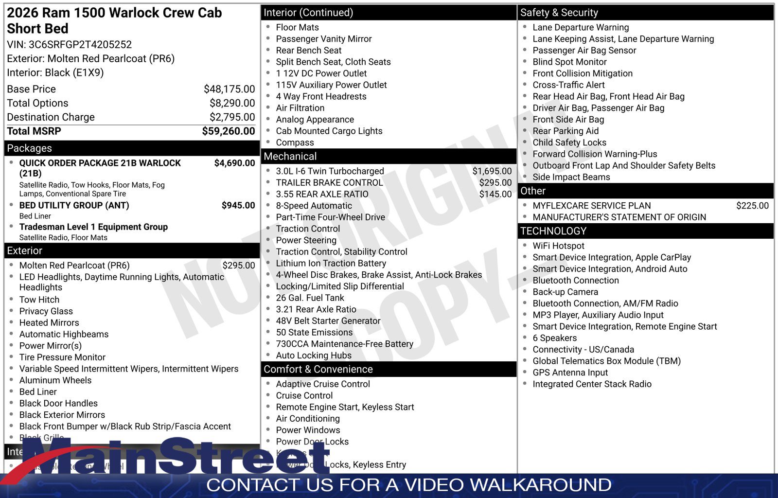 Used 2026 RAM 1500 Warlock AWD/4WD image 32