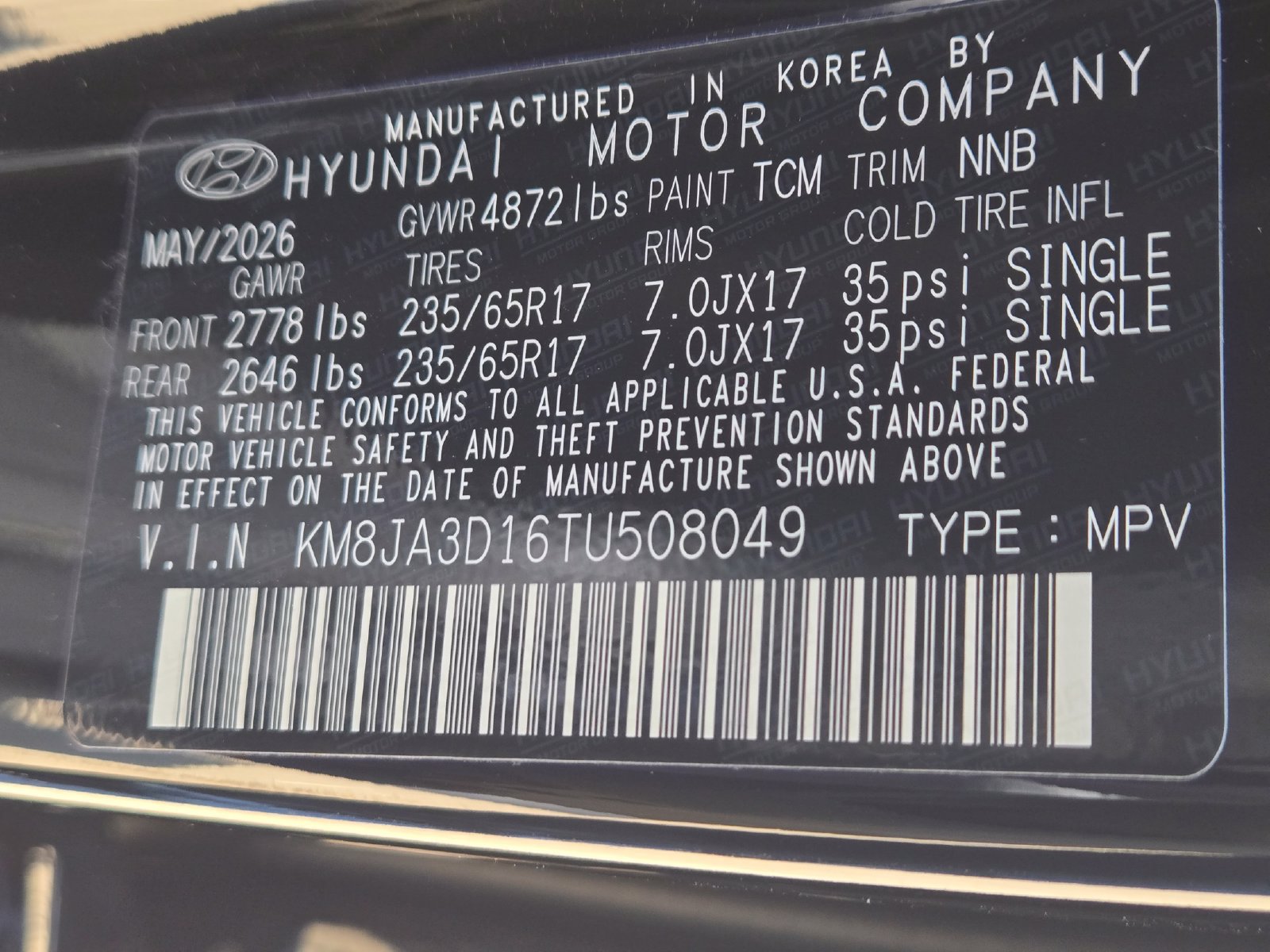 New 2026 Hyundai Tucson Blue SE FWD image 20