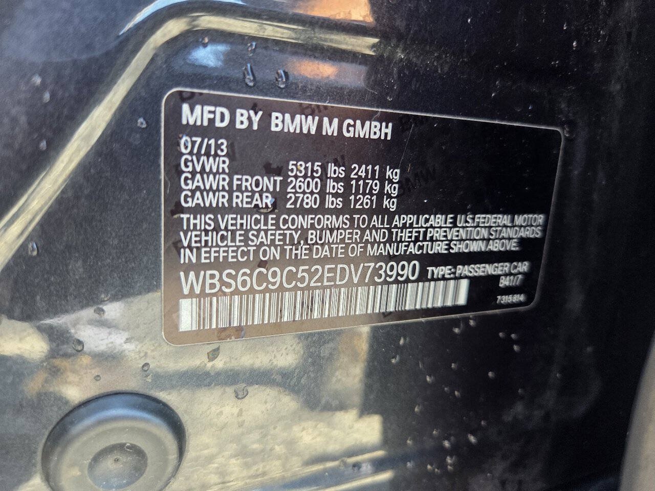 Used 2014 BMW M6 Gran Coupe RWD image 9